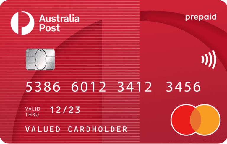 Australia Post Everyday prepaid Mastercard