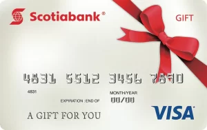Scotiabank Prepaid Visa Gift Card